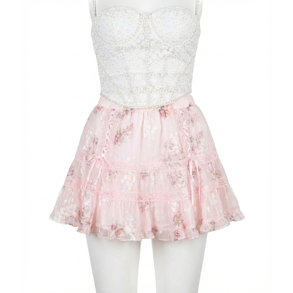 NEW KESTAN vera mini skirt in pink